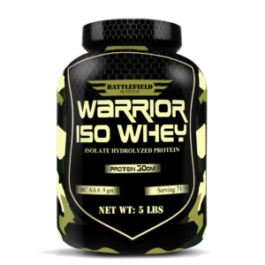 Battlefield Nutrition – Warrior Iso Whey Protein (5lbs) | 30g Protein | Gourmet Chocolate