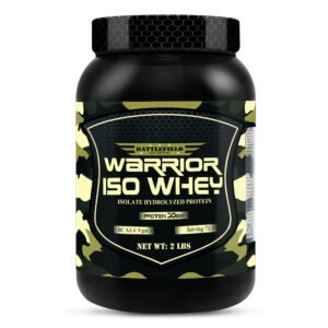 Battlefield Nutrition – Warrior Iso Whey Protein (2lbs) | 30g Protein | Gourmet Chocolate