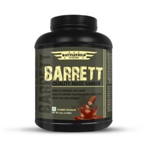 Battlefield Nutrition – Barrett Quality Mass Gainer (6lbs) | 23g Protein | Gourmet Chocolate