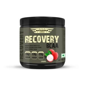 Battlefield Nutrition – Recovery BCAA (30 Servings) | (250g) | Faster Muscle Recovery (Litchi)