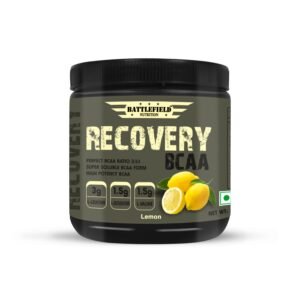 Battlefield Nutrition – Recovery BCAA (30 Servings) | (250g) | Faster Muscle Recovery (Lemon)